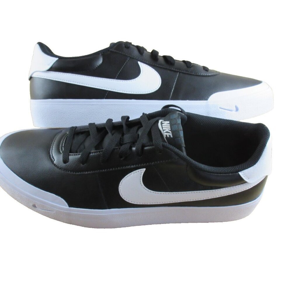 Nike Men's Court Shot Tennis Lifestyle Casual Shoes Black White Sizes NEW